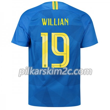 Koszulka Brazylia Willian 19 Precz Mistrzostwa Świata 2018 - Koszulki Piłkarskie